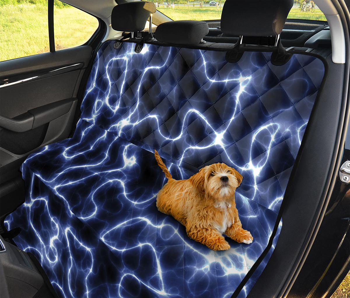 Lightning Chain Print Pet Car Back Seat Cover