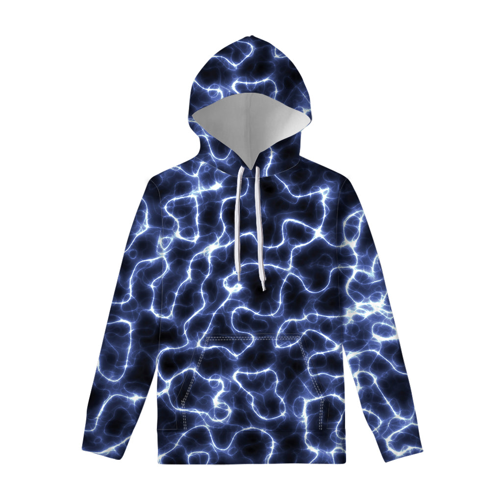 Lightning Chain Print Pullover Hoodie