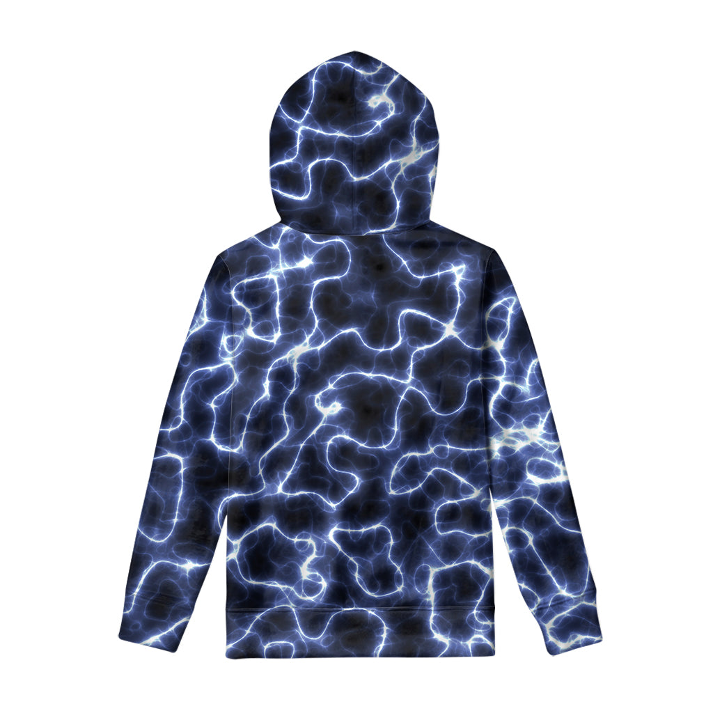 Lightning Chain Print Pullover Hoodie
