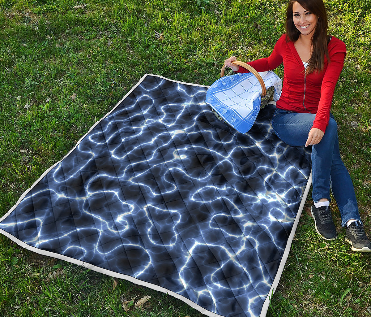 Lightning Chain Print Quilt