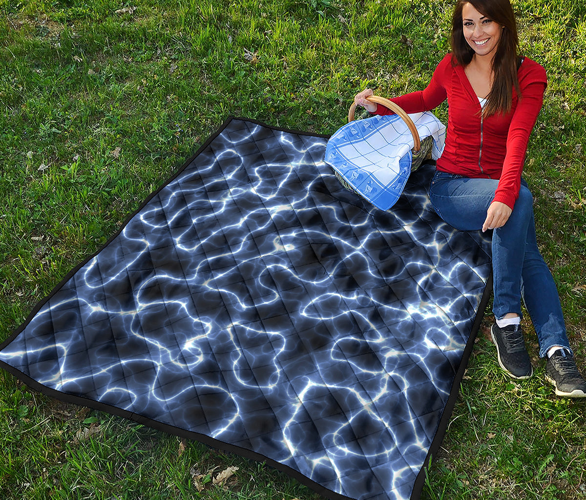 Lightning Chain Print Quilt