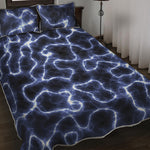 Lightning Chain Print Quilt Bed Set