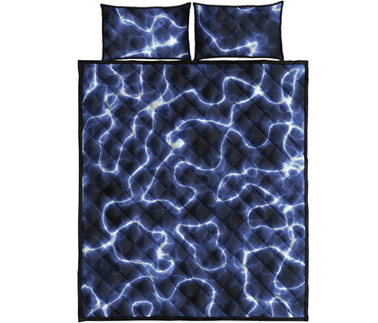 Lightning Chain Print Quilt Bed Set