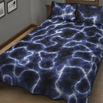 Lightning Chain Print Quilt Bed Set