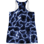 Lightning Chain Print Women's Racerback Tank Top