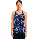 Lightning Chain Print Women's Racerback Tank Top