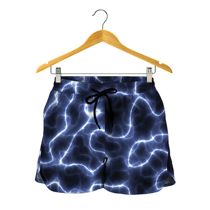 Lightning Chain Print Women's Shorts