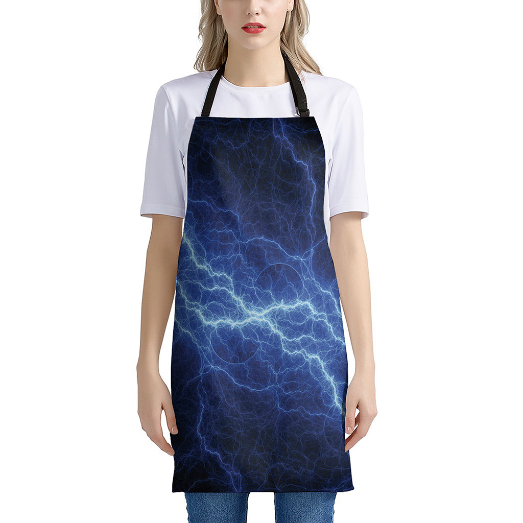 Lightning Plasma Print Apron