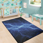 Lightning Plasma Print Area Rug