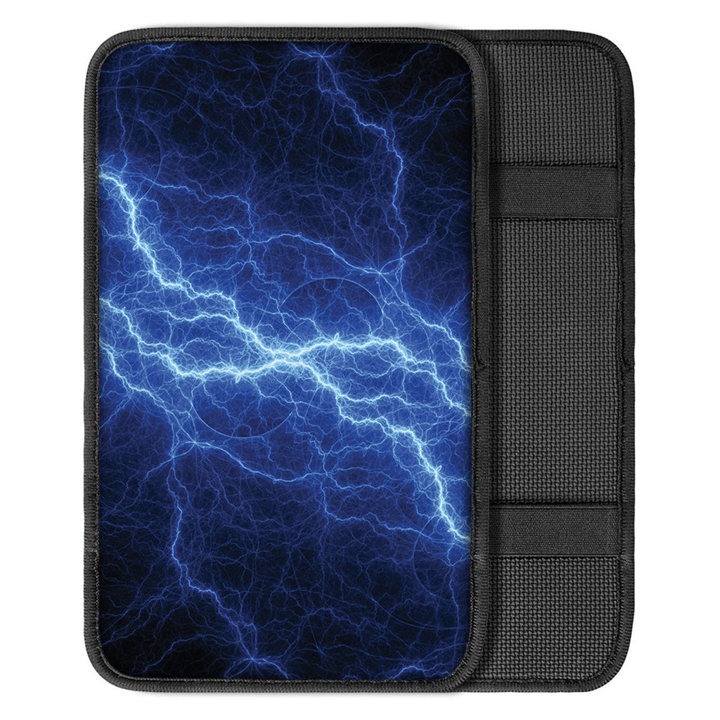 Lightning Plasma Print Car Center Console Cover