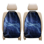 Lightning Plasma Print Car Seat Organizers