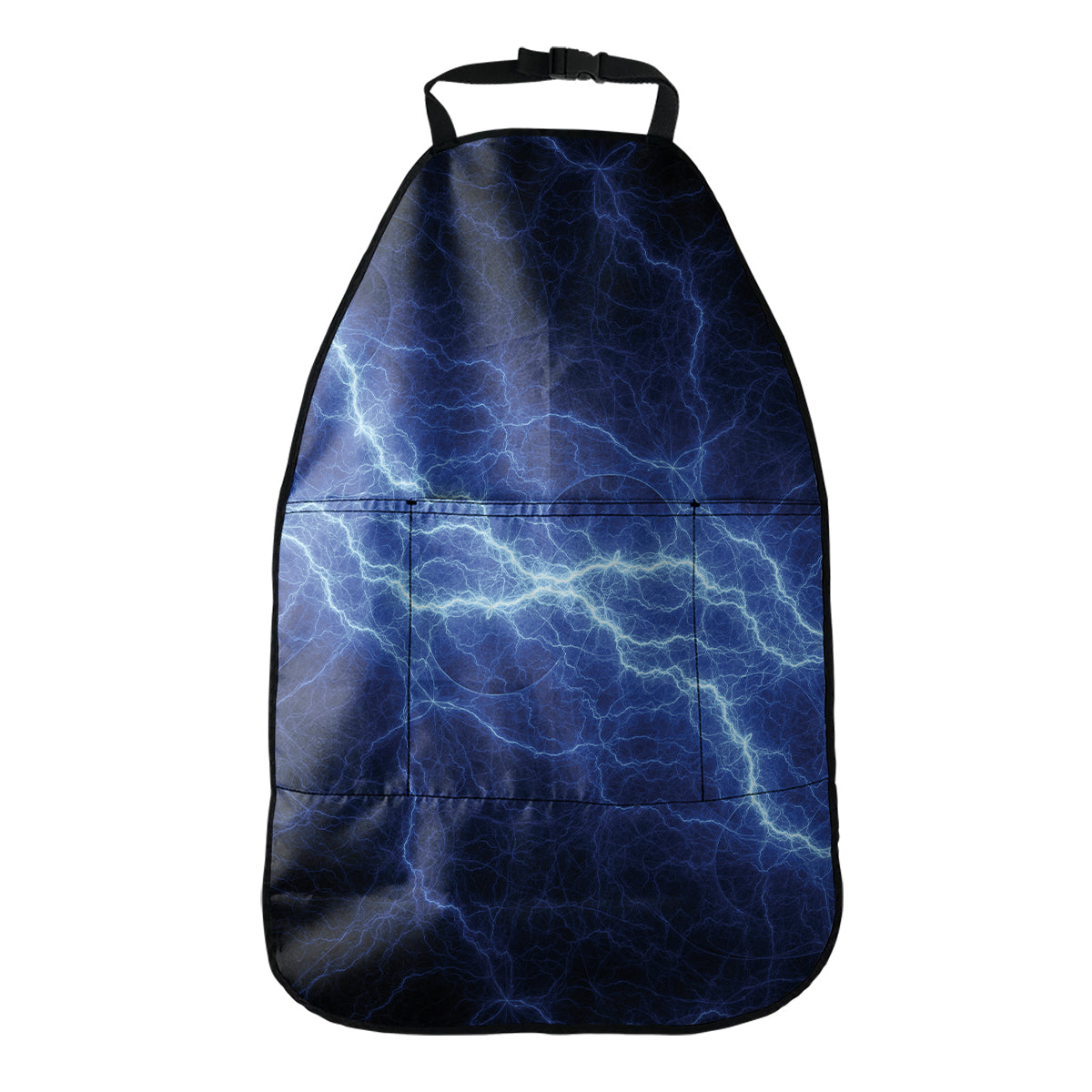 Lightning Plasma Print Car Seat Organizers