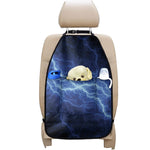 Lightning Plasma Print Car Seat Organizers