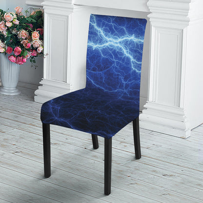 Lightning Plasma Print Dining Chair Slipcover