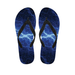 Lightning Plasma Print Flip Flops