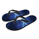 Lightning Plasma Print Flip Flops