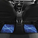 Lightning Plasma Print Front and Back Car Floor Mats
