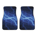 Lightning Plasma Print Front Car Floor Mats