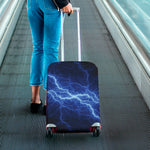 Lightning Plasma Print Luggage Cover