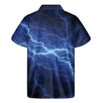 Lightning Plasma Print Men's Short Sleeve Shirt