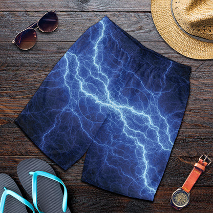 Lightning Plasma Print Men's Shorts