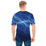 Lightning Plasma Print Men's T-Shirt