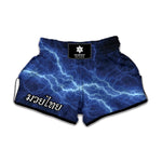 Lightning Plasma Print Muay Thai Boxing Shorts