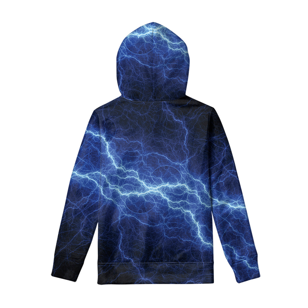 Lightning Plasma Print Pullover Hoodie