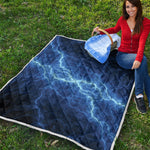 Lightning Plasma Print Quilt