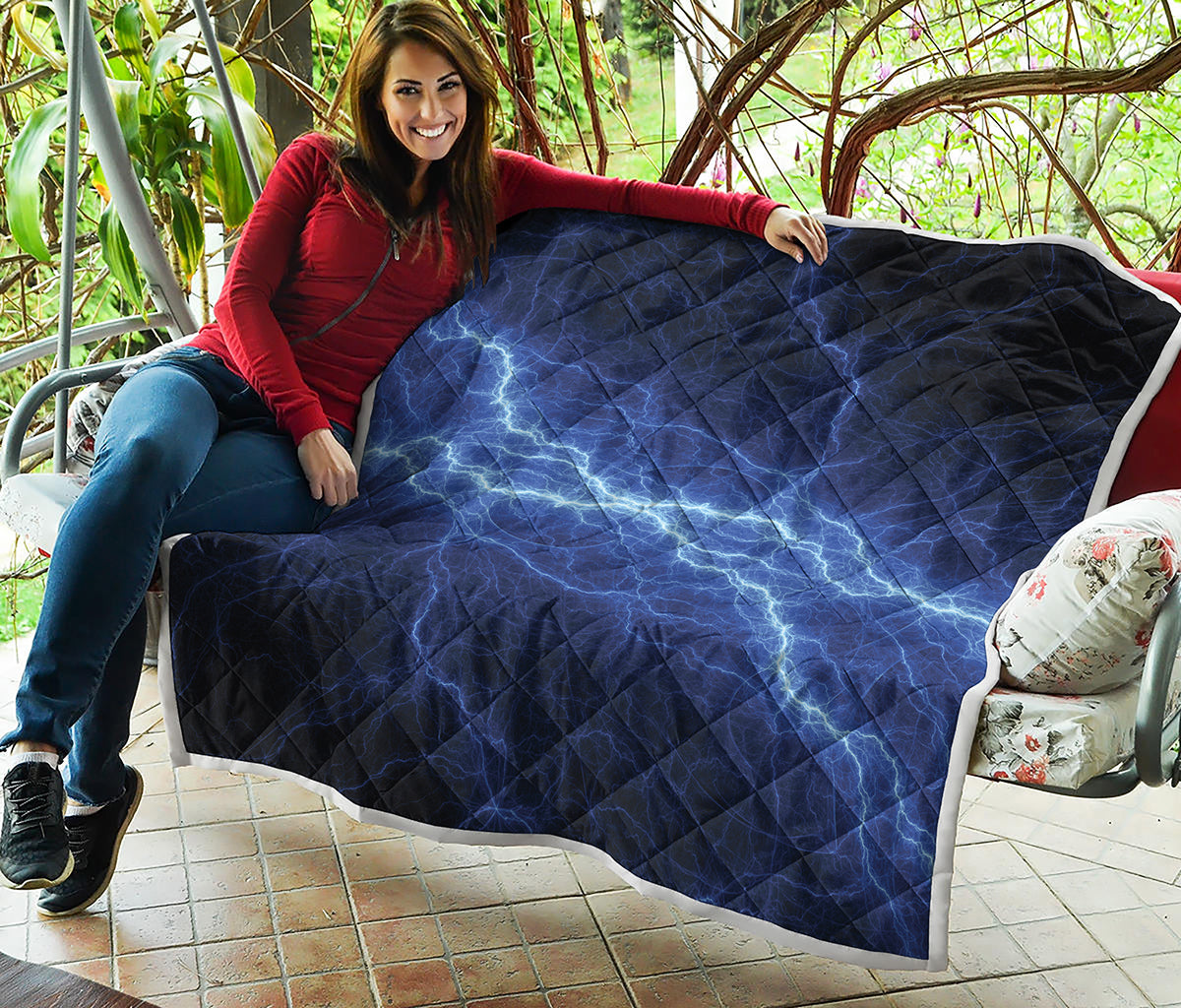 Lightning Plasma Print Quilt