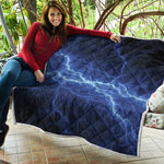 Lightning Plasma Print Quilt