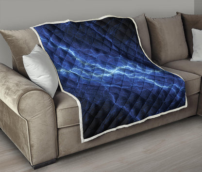 Lightning Plasma Print Quilt