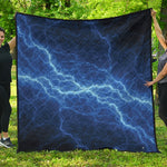 Lightning Plasma Print Quilt
