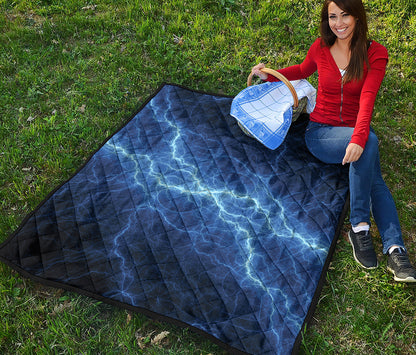 Lightning Plasma Print Quilt