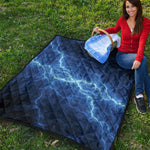 Lightning Plasma Print Quilt