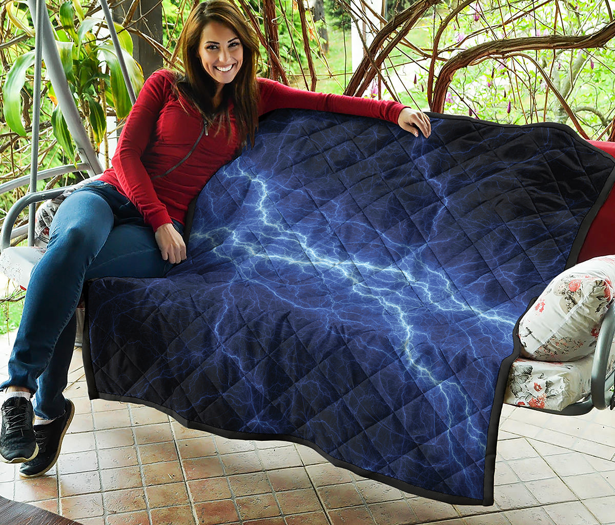 Lightning Plasma Print Quilt