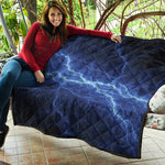 Lightning Plasma Print Quilt