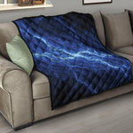 Lightning Plasma Print Quilt
