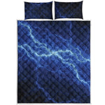 Lightning Plasma Print Quilt Bed Set