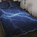 Lightning Plasma Print Quilt Bed Set