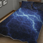 Lightning Plasma Print Quilt Bed Set