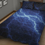 Lightning Plasma Print Quilt Bed Set