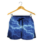 Lightning Plasma Print Women's Shorts