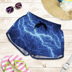 Lightning Plasma Print Women's Shorts