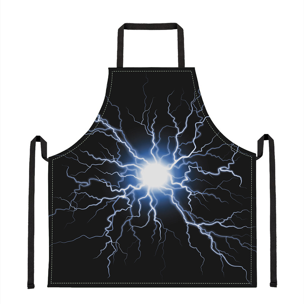Lightning Spark Print Apron