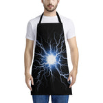 Lightning Spark Print Apron