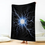 Lightning Spark Print Blanket