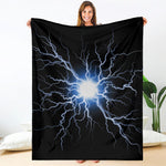 Lightning Spark Print Blanket