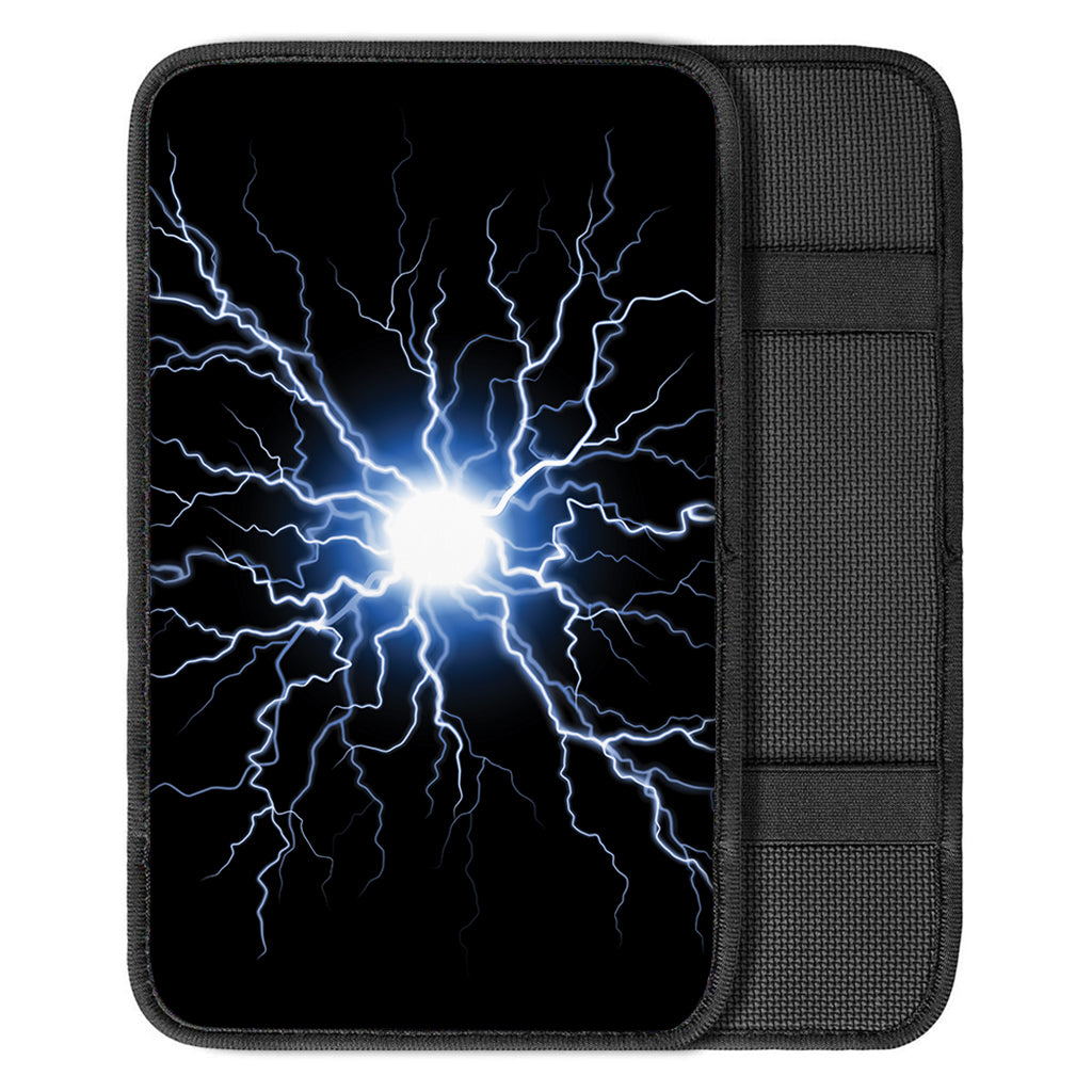 Lightning Spark Print Car Center Console Cover