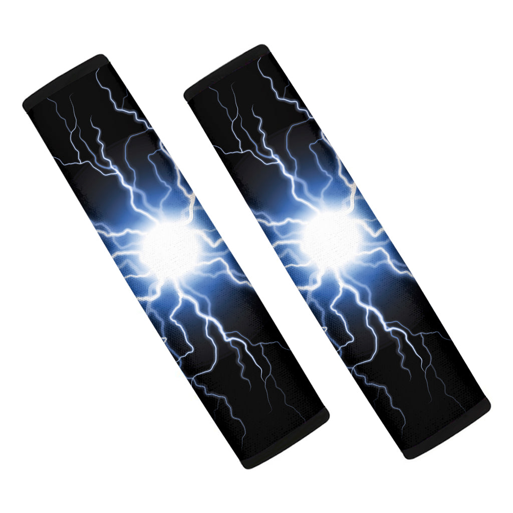 Lightning Spark Print Car Seat Belt Covers